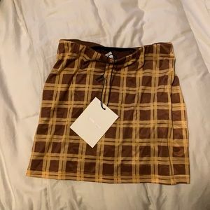 With Jean Miles Mini Skirt